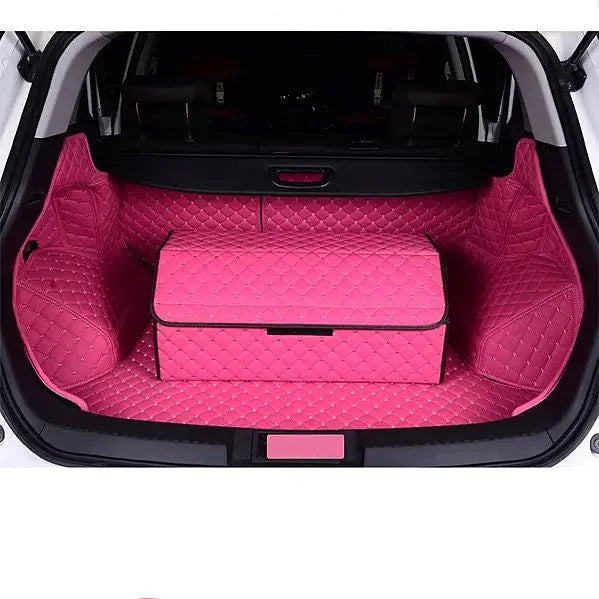 Organiseur De Coffre Voiture Rose - ConfortVoiture.fr