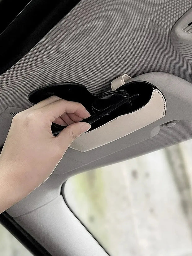 Porte-Lunettes Pare-Soleil BMW Mini Organiseur Noir - ConfortVoiture.fr