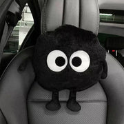 Coussin Appui-Tête Et Lombaire Dessin Animé Charbon - ConfortVoiture.fr