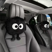 Coussin Appui-Tête Et Lombaire Dessin Animé Charbon - ConfortVoiture.fr