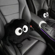 Coussin Appui-Tête Et Lombaire Dessin Animé Charbon - ConfortVoiture.fr