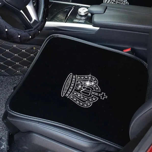 Housse De Siège Auto Velours Noir Pour Hiver - ConfortVoiture.fr