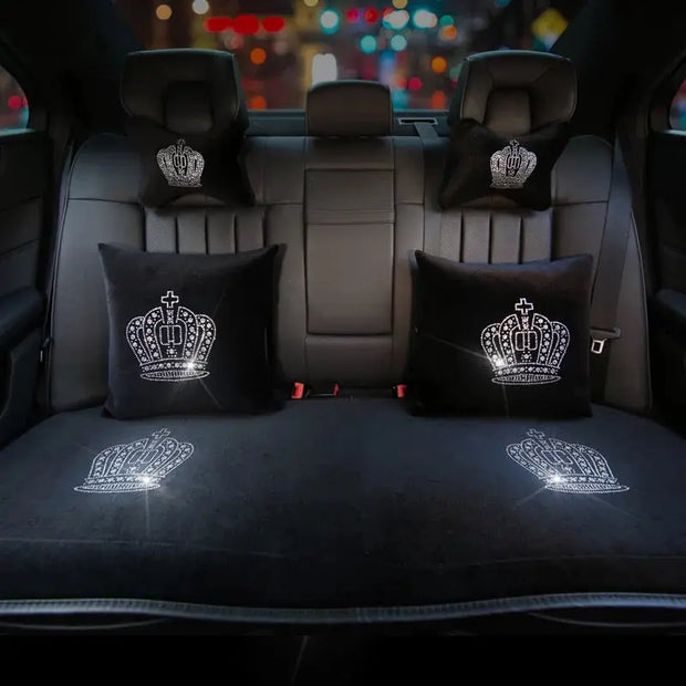 Housse De Siège Auto Velours Noir Pour Hiver - ConfortVoiture.fr