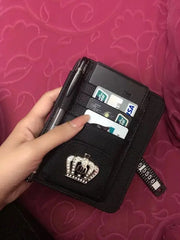 Organiseur Pare-Soleil Auto Bling Avec Couronne - ConfortVoiture.fr