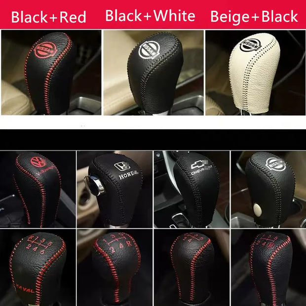 Housse De Levier De Vitesses En Cuir - ConfortVoiture.fr