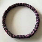 Housse De Volant Motif Léopard Forme D-Antidérapante - ConfortVoiture.fr