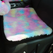 Accessoires De Voiture Rainbow Fluffy Spécial Hiver - ConfortVoiture.fr