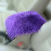 Couvre-Console En Laine Sherpa Véritable Pour Voiture - ConfortVoiture.fr