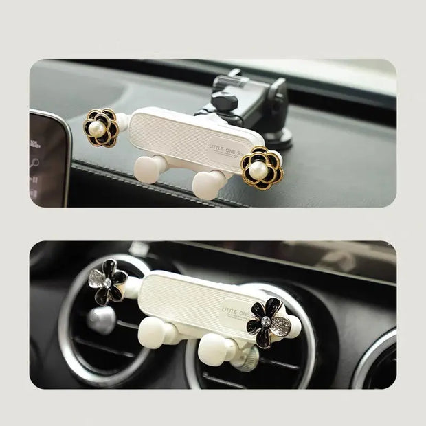Support Téléphone Pour Aération De Voiture Style Féminin - ConfortVoiture.fr