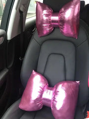 Coussin D'Appui-Tête Rose Bébé Pour Siège Auto - ConfortVoiture.fr