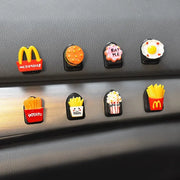 Crochets Aliments McDonalds Pour Voiture (Lot De 8) - ConfortVoiture.fr