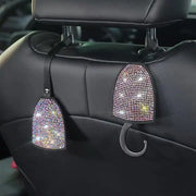 Crochets De Siège Voiture Multicolores à Cristaux - ConfortVoiture.fr