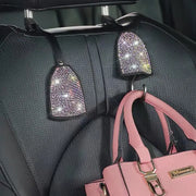 Crochets De Siège Voiture Multicolores à Cristaux - ConfortVoiture.fr