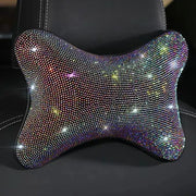 Coussin Appui-Tête Voiture Multicolore Cristal Bling - ConfortVoiture.fr