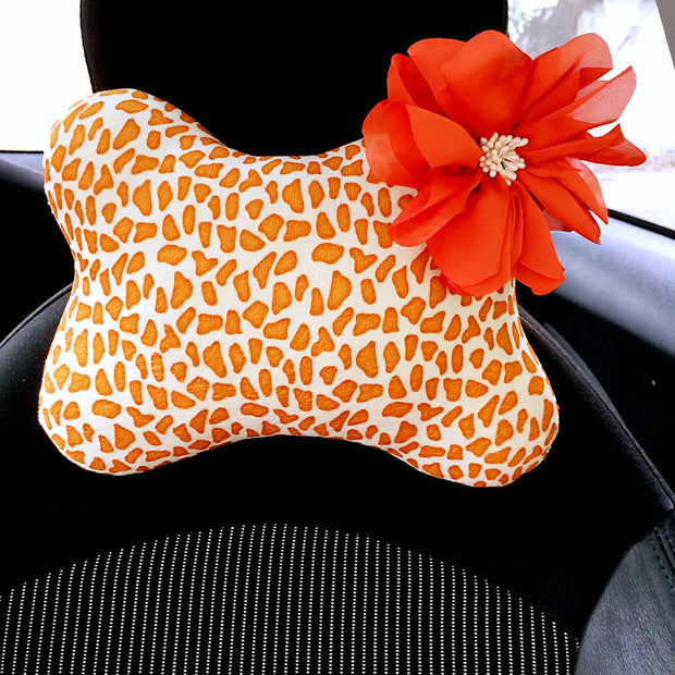 Coussin Repose-Tête Girafe Pour Voiture - ConfortVoiture.fr