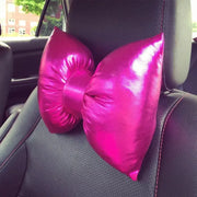 Coussin Repose-Tête De Siège Auto Rose Chrome - ConfortVoiture.fr