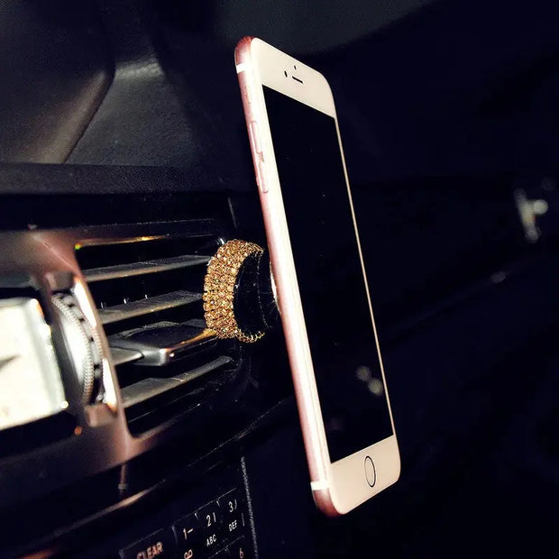 Support Téléphone Magnétique Pour Audi Bling - ConfortVoiture.fr