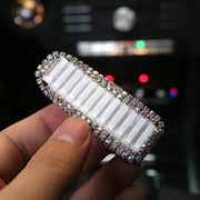 Porte-Lunettes Pare-Soleil Strass Étincelants Pour Voiture - ConfortVoiture.fr