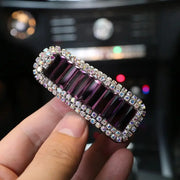 Porte-Lunettes Pare-Soleil Strass Étincelants Pour Voiture - ConfortVoiture.fr