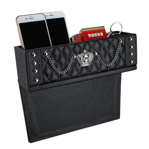 Organiseur D’Espace Siège Auto Avec Couronne Bling - ConfortVoiture.fr