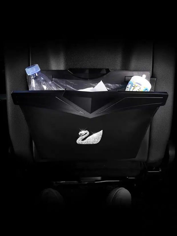 Sac Poubelle Noir Repliable Pour Dossier De Siège Voiture - ConfortVoiture.fr