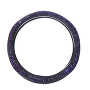 Housse De Volant Luxueuse Avec Améthyste Cabochon - ConfortVoiture.fr