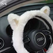 Housse De Volant Fluffy Pour L'Hiver - ConfortVoiture.fr