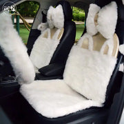 Housse De Volant Fluffy Pour L'Hiver - ConfortVoiture.fr