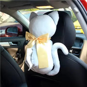 Boîte À Mouchoirs Console Arrière Forme Chat - ConfortVoiture.fr