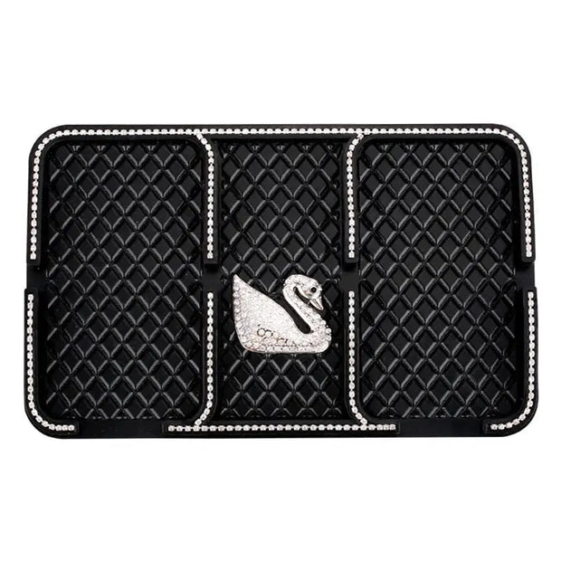 Tapis Antidérapant Pour Téléphone Auto Avec Cygne Brillant - ConfortVoiture.fr