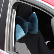 Coussin Appuie-Tête Voiture Velours Soyeux Forme De Noeud - ConfortVoiture.fr