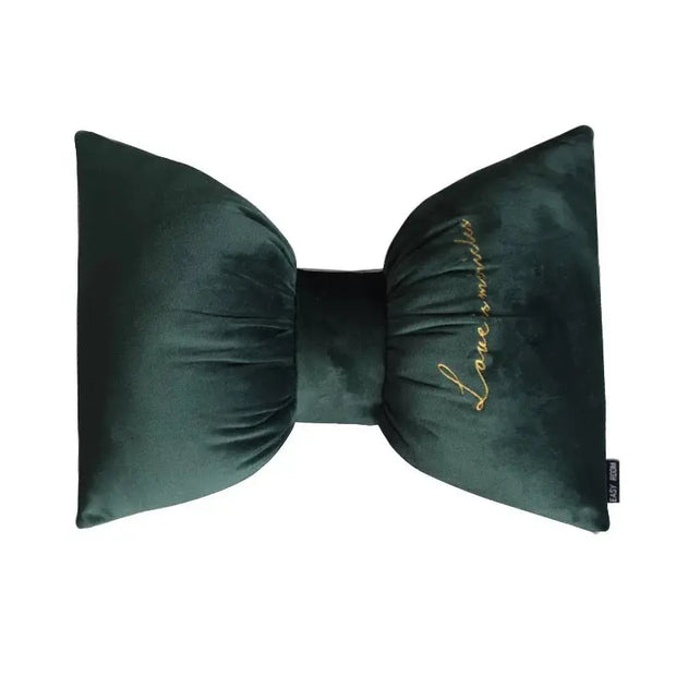 Coussin Appuie-Tête Voiture Velours Soyeux Forme De Noeud - ConfortVoiture.fr