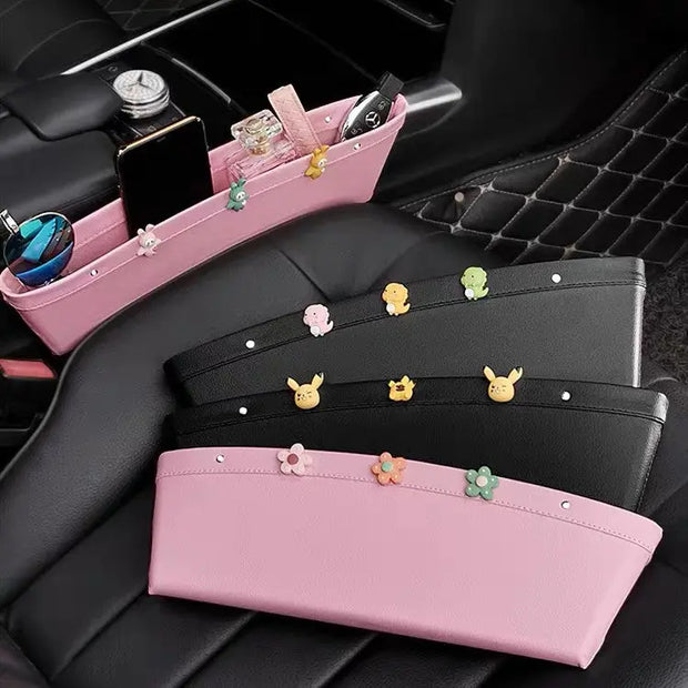 Organiseur De Siège De Voiture Pour Téléphone Noir - ConfortVoiture.fr