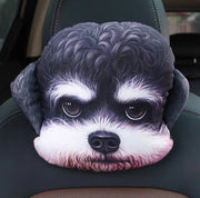 Coussin Appuie-Tête De Siège Auto Pour Chien Husky Pug Chihuahua - ConfortVoiture.fr