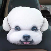 Coussin Appuie-Tête De Siège Auto Pour Chien Husky Pug Chihuahua - ConfortVoiture.fr