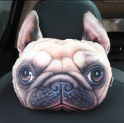 Coussin Appuie-Tête De Siège Auto Pour Chien Husky Pug Chihuahua - ConfortVoiture.fr