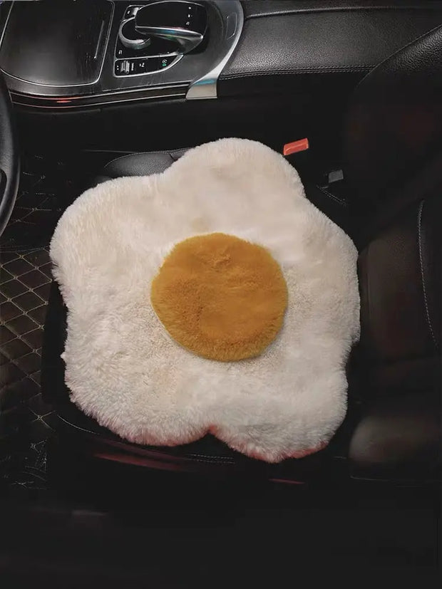 Housse De Siège Voiture Velours Oeuf Au Plat - ConfortVoiture.fr