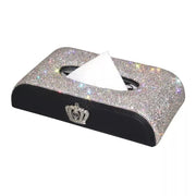 Boîte À Mouchoirs Tableau De Bord Cristal Avec Couronne - ConfortVoiture.fr