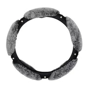 Housse De Volant Fluffy Pour Hiver Douillet Et Chaleureux - ConfortVoiture.fr