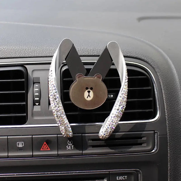 Support Téléphone Voiture Bling M Pour iPhone - ConfortVoiture.fr