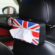 Boîte À Mouchoirs Mini Cooper Motif Union Jack - ConfortVoiture.fr