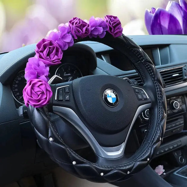 Organiseur De Voiture Fille Avec Boîte À Mouchoirs Violette - ConfortVoiture.fr