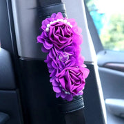 Organiseur De Voiture Fille Avec Boîte À Mouchoirs Violette - ConfortVoiture.fr