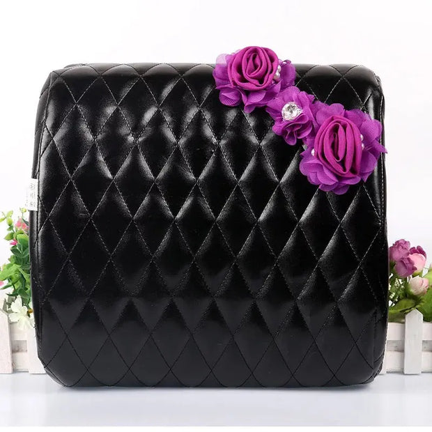 Organiseur De Voiture Fille Avec Boîte À Mouchoirs Violette - ConfortVoiture.fr