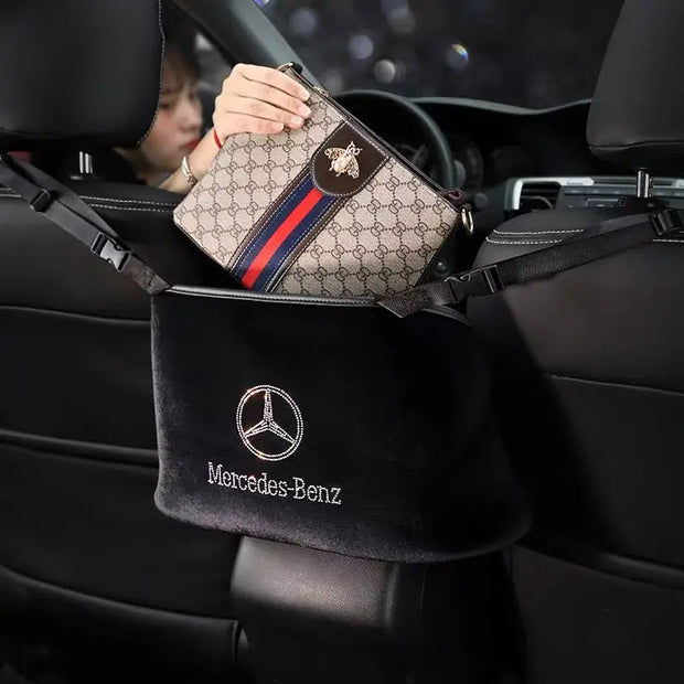 Porte-Sac Entre Sièges Bling Pour Mercedes-Benz - ConfortVoiture.fr