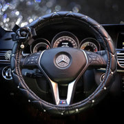 Housse De Volant En Similicuir Vegan Luxueuse - ConfortVoiture.fr