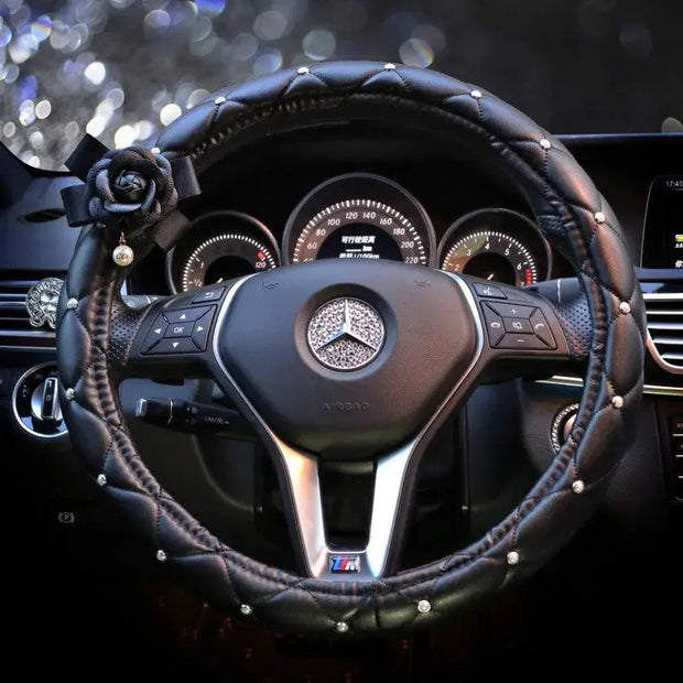 Housse De Volant En Similicuir Vegan Luxueuse - ConfortVoiture.fr