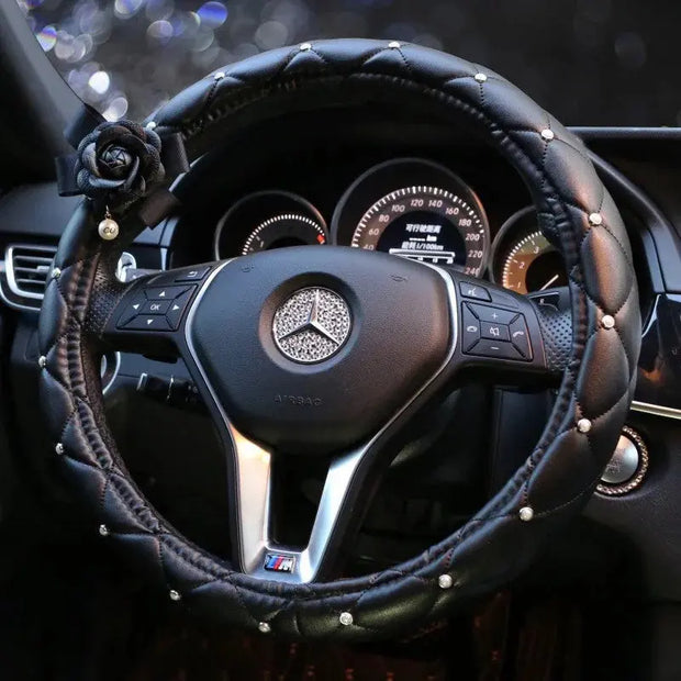 Housse De Volant En Similicuir Vegan Luxueuse - ConfortVoiture.fr