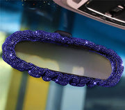 Housse De Volant Bleu Étincelant Accessoire Voiture Bling - ConfortVoiture.fr