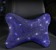 Housse De Volant Bleu Étincelant Accessoire Voiture Bling - ConfortVoiture.fr